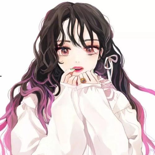 吃瓜网红图片头像动漫女,动漫风吃瓜网红头像解析  第3张